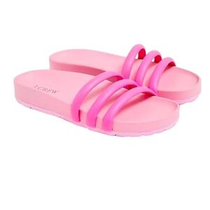 J. Crew Pink Slide Sandals